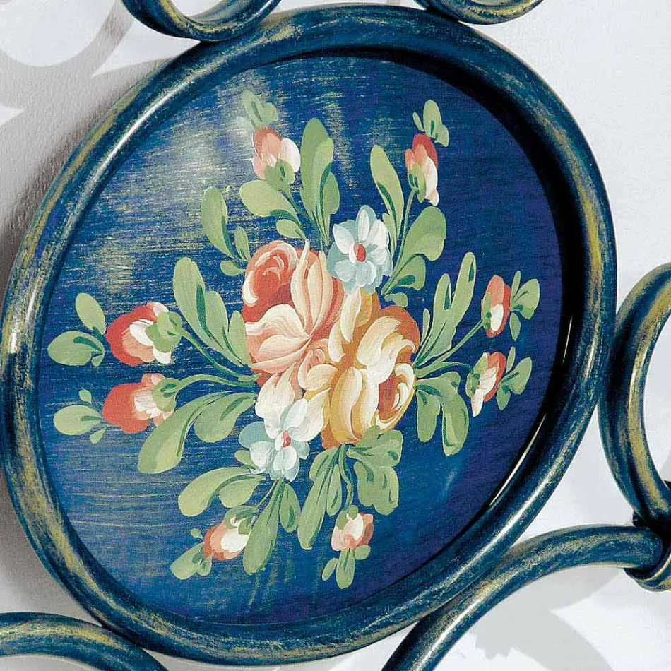 Bed queen size smeedijzeren verpletterd Gloria Ontwerp Viadurini