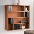 Design wandboekenkast van melamine in diverse kleuren, gemaakt in Italië - Kea