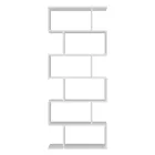 Verticale design wandboekenkast woonkamer in hout 3 afwerkingen - Minetta Viadurini