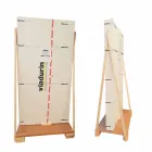 Design wand boekenkast met 3 planken handgemaakt in Italië Nicla Viadurini