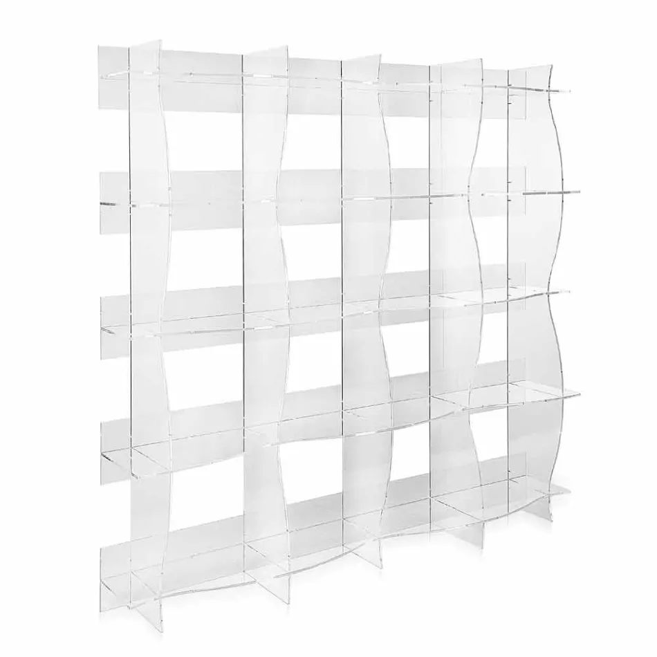vrijstaande kast / muur modern ontwerp Pam transparante Viadurini