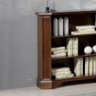 Boekenkast met 3 open vakken in gefineerd hout Made in Italy - Epona Viadurini