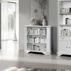 Boekenkast met 3 open vakken in gefineerd hout Made in Italy - Epona Viadurini