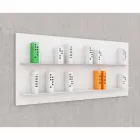 Boekenkast Hang Skyline 186x86 Mabele Viadurini