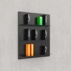 Boekenkast Hang Skyline 90x110 Mabele Viadurini