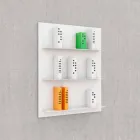 Boekenkast Hang Skyline 90x110 Mabele Viadurini