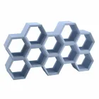 Slide Hexa gekleurde boekenwand in Italië Viadurini