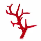 Bibliotheek van rode modern design Carol Wall, made in Italy Viadurini