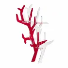 Bibliotheek van rode modern design Carol Wall, made in Italy Viadurini