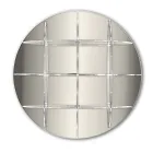 Ronde wandboekenkast in goud of zilver plexiglas Made in Italy - Lizzy Viadurini