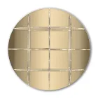 Ronde wandboekenkast in goud of zilver plexiglas Made in Italy - Lizzy Viadurini