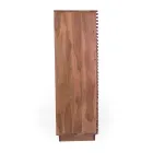 Boekenkast voor in de woonkamer gemaakt van acaciahout - Vortice Viadurini