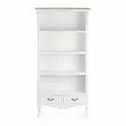 Klassieke houten boekenkast met metalen handgrepen Homemotion - Spina Viadurini