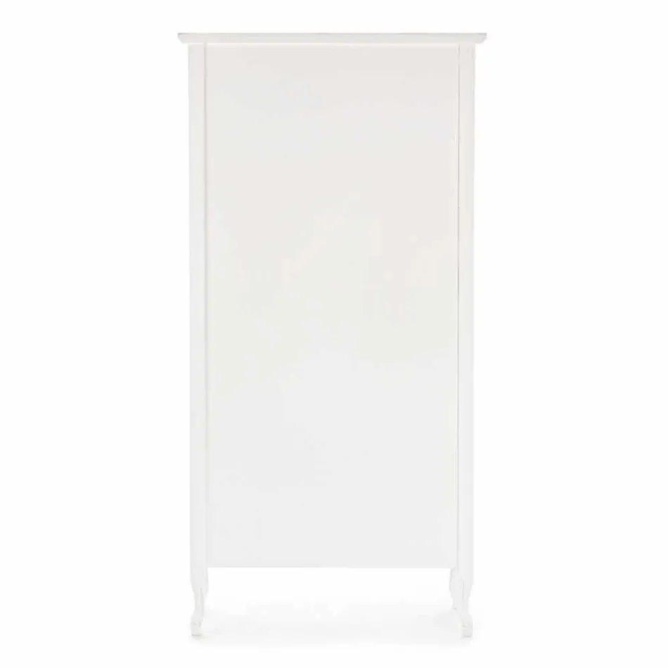 Klassieke houten boekenkast met metalen handgrepen Homemotion - Spina Viadurini