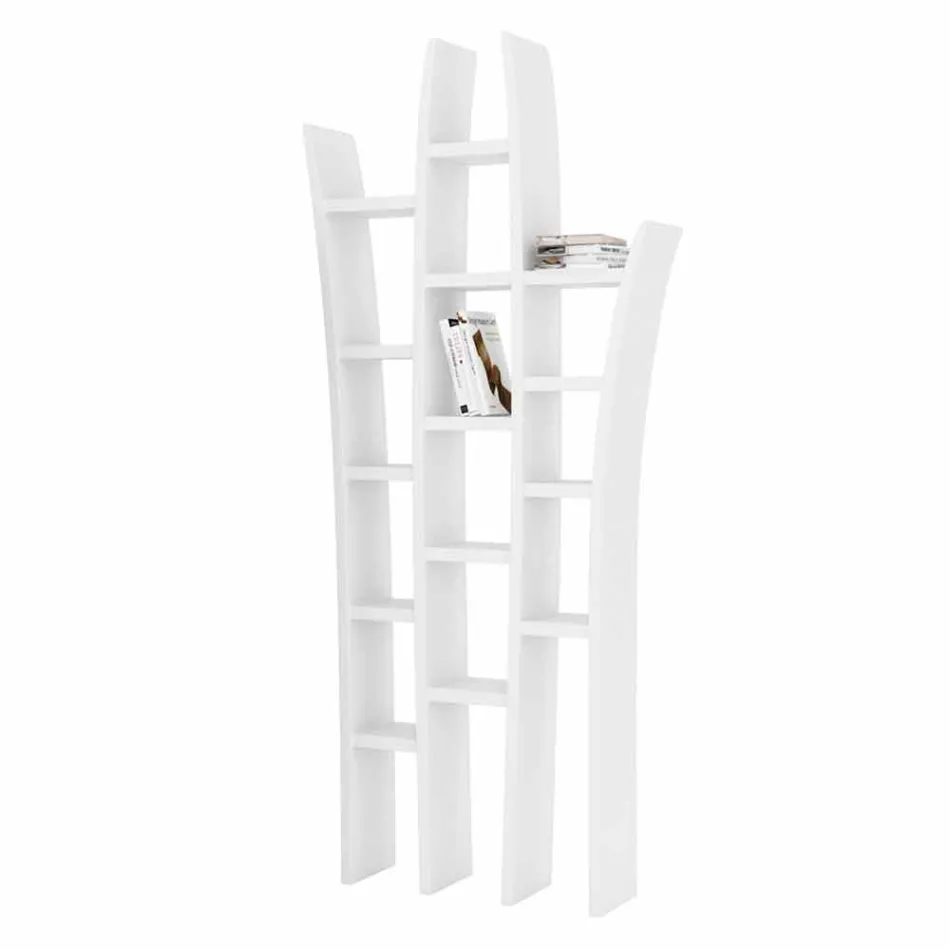 Moderne design-boekenkast van Herba, gemaakt in Italië Viadurini