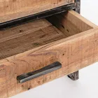 Homemotion boekenkast in geverfd staal met houten planken - Zompo Viadurini