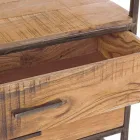 Boekenrek in industriële stijl in staal en hout Homemotion - Zompo Viadurini