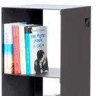 Zwart, rood, wit of grijs ijzeren moderne vloer boekenkast gemaakt in Italië - Pls Viadurini