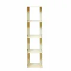 Zwart, rood, wit of grijs ijzeren moderne vloer boekenkast gemaakt in Italië - Pls Viadurini