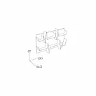 Bibliotheek Ontwerp Battikuore 130x87 (2 legplanken) Mabele Viadurini