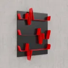 Bibliotheek Ontwerp Battikuore 90x127 (3 legborden) Mabele Viadurini