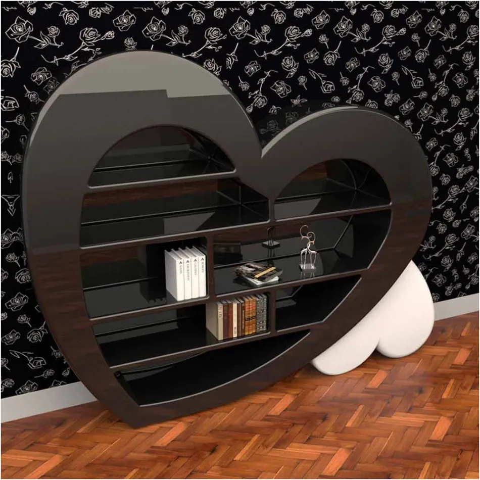 Design boekenkast in Adamantx® Cuore Made in Italy Viadurini