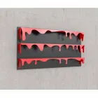 Bibliotheek Ontwerp Kolata 130x70 (3 legborden) Mabele Viadurini