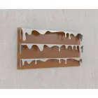 Bibliotheek Ontwerp Kolata 130x70 (3 legborden) Mabele Viadurini