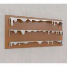 Bibliotheek Ontwerp Kolata 186x86 (3 legborden) Mabele Viadurini