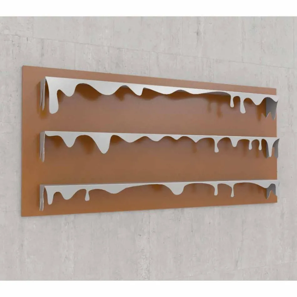 Bibliotheek Ontwerp Kolata 186x86 (3 legborden) Mabele Viadurini