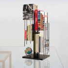 Moderne design boekenkast Zia Veronica in massief beuken Viadurini