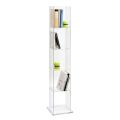 Vrijstaande boekenkast met kolom in transparant acrylkristal - Corrige