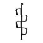 Gelakte metalen boekenkast met verstelbare poten, gemaakt in Italië - Fernanda Viadurini