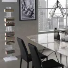 Boekenkast Gemaakt van Transparant Acryl - Chroom Viadurini