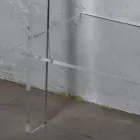 Woonkamer boekenkast in transparant acrylkristal 2 maten - Parotta Viadurini