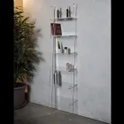 Woonkamer boekenkast in transparant acrylkristal 2 maten - Parotta Viadurini