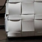 Lory wandlederen tijdschriftenrek, gemaakt in Italië Viadurini