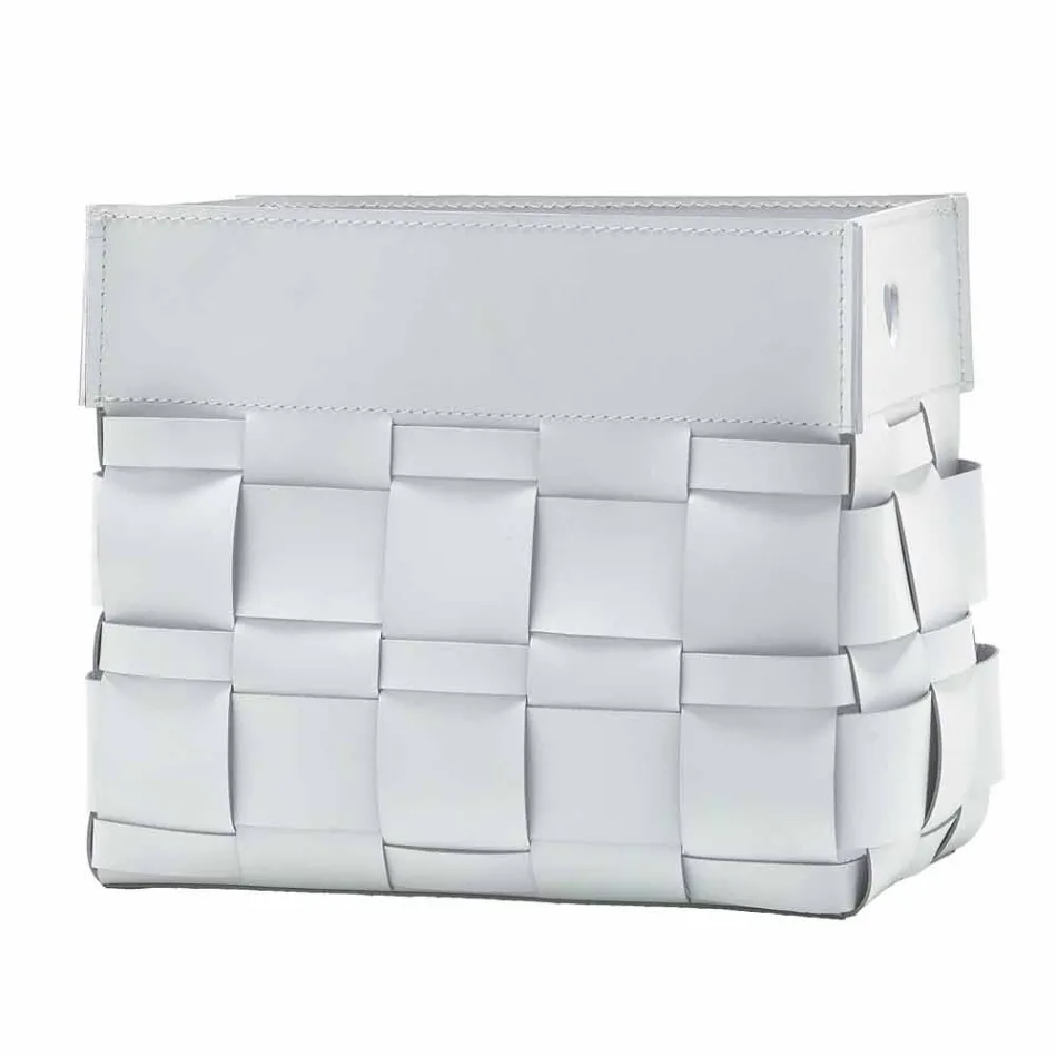 Lory wandlederen tijdschriftenrek, gemaakt in Italië Viadurini