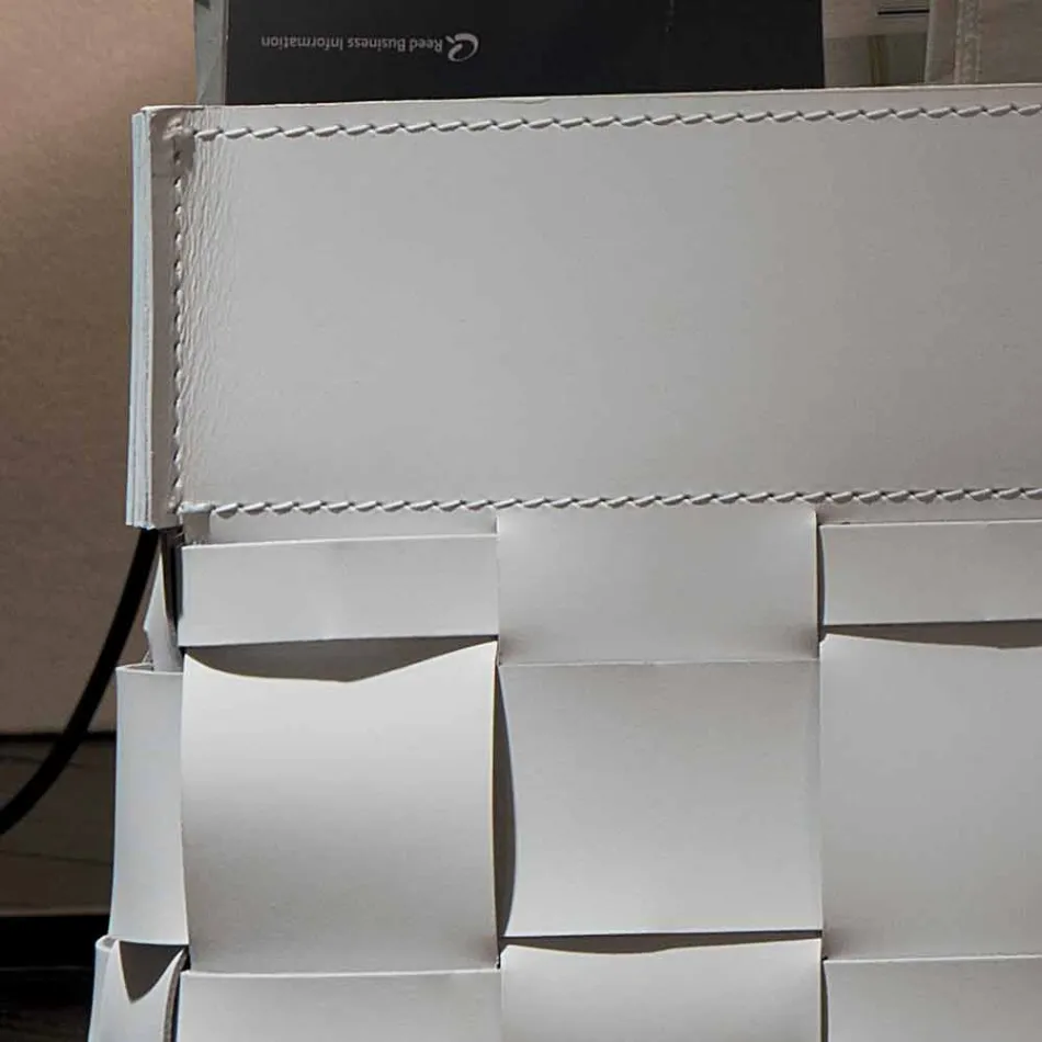 Lory wandlederen tijdschriftenrek, gemaakt in Italië Viadurini