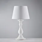 Houten lamp met in Italië gemaakte lampenkap voor interieurdecoratie - Siena Viadurini