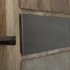 Dressoir 2 deuren 2 lades in mangohout en staal Homemotion - Signorino Viadurini