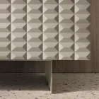 Dressoir met 2 deuren van MDF, bekleed met gelakt PVC. Gemaakt in Italië - Dorotea Viadurini