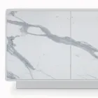 Dressoir met 3 deuren en gelakte en gelamineerde structuur Made in Italy - Ferrara Viadurini