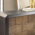 Dressoir met 6 lades in massief hout Push Pull Opening Made in Italy - Zand Viadurini