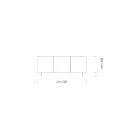 Dressoir met HPL-laminaatdeuren met steeneffect Made in Italy - Fiorenza Viadurini