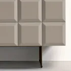 Dressoir voor binnen met 2 deuren met ruitpatroon, gemaakt in Italië - Elisabetta Viadurini