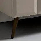 Dressoir voor binnen met 2 deuren met ruitpatroon, gemaakt in Italië - Elisabetta Viadurini