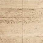 Woonkamerdressoir met 2 deuren in travertijnmarmerafwerking Made in Italy - Jon Viadurini