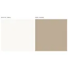 Woonkamerdressoir met 4 deuren in wit glas en nertsafwerking Made in Italy - Eva Viadurini