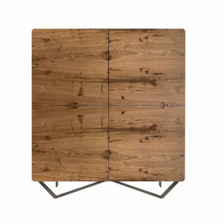 Woonkamer dressoir in Mdf met 2 pootjes Made in Italy - Rosalba Viadurini